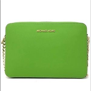 Lime green MK crossbody
